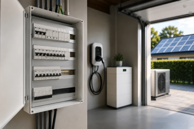 Toekomstbestendige groepenkast met ruimte voor laadpaal, thuisbatterij en zonnepanelen